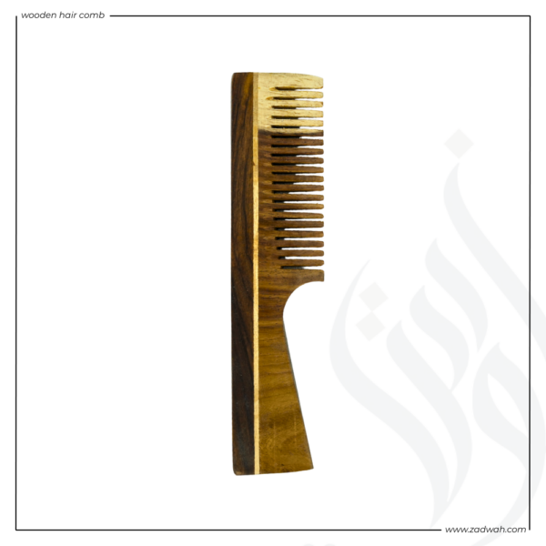 zadwah - Handled Wooden Hair Comb n