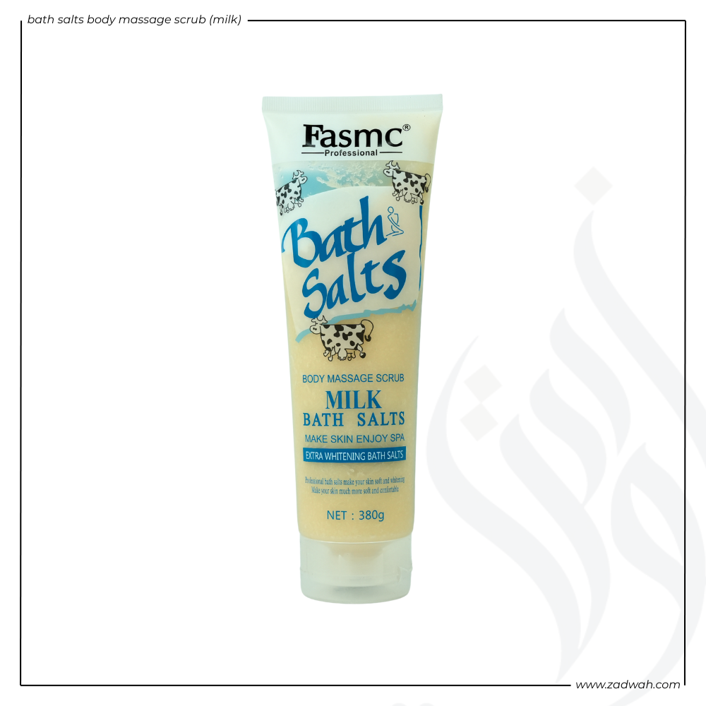zadwah - fasmc - bath salts body massage scrub (milk) n zadwah - fasmc - bath salts body massage scrub (milk) n