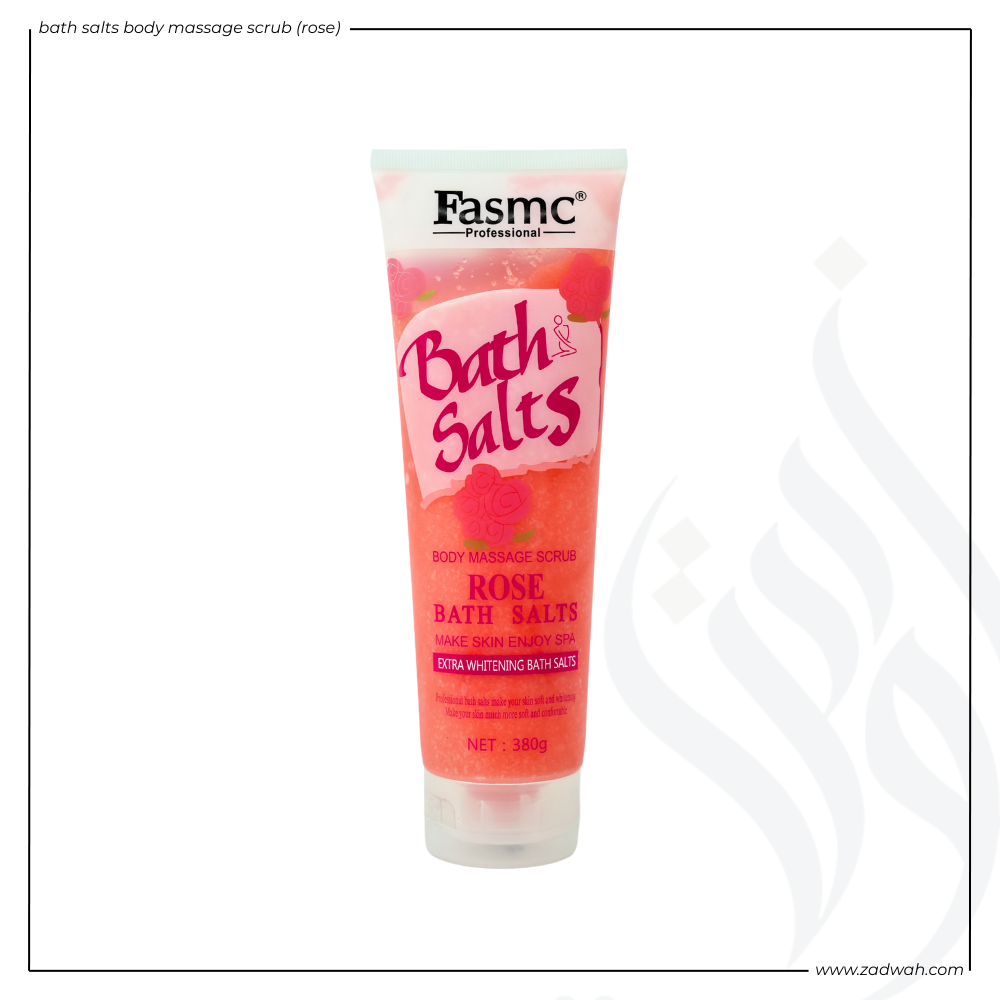 zadwah - fasmc - bath salts body massage scrub (rose) n zadwah - fasmc - bath salts body massage scrub (rose) n