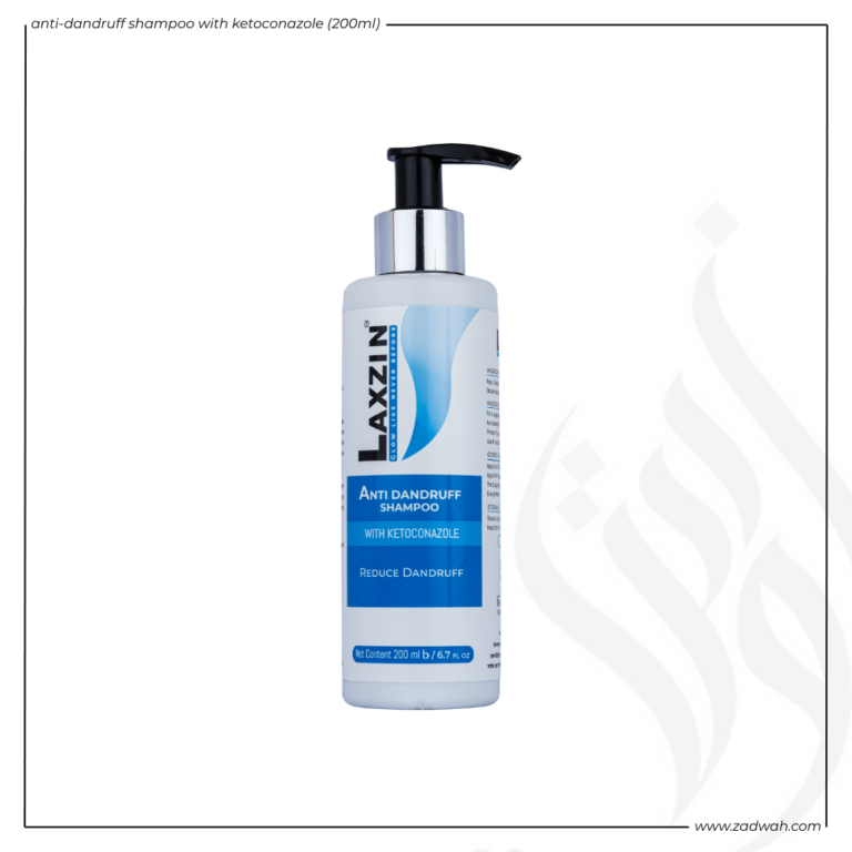 zadwah - laxzin - anti-dandruff shampoo with ketoconazole (200ml) n