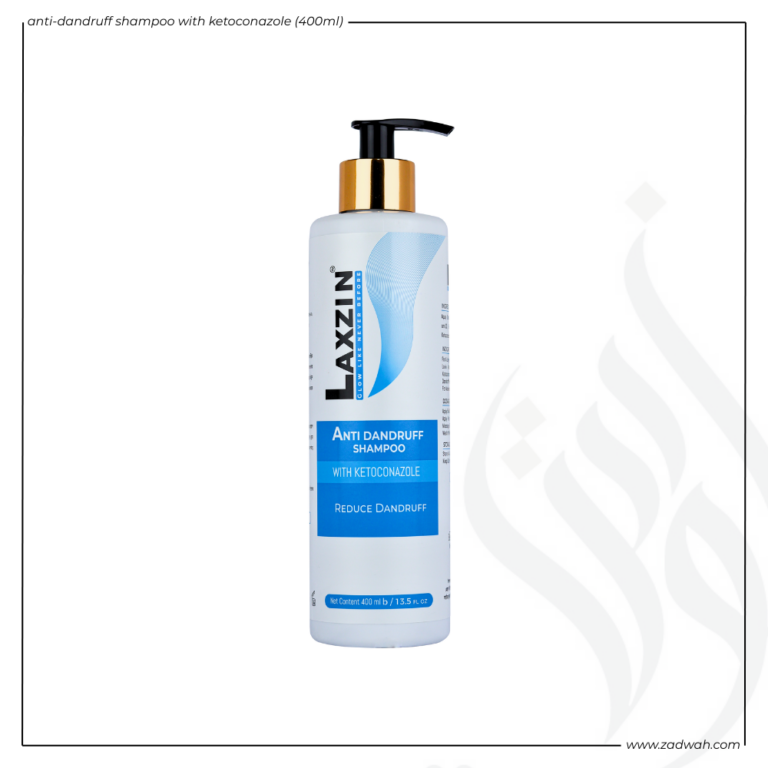 zadwah - laxzin - anti-dandruff shampoo with ketoconazole (400ml) n