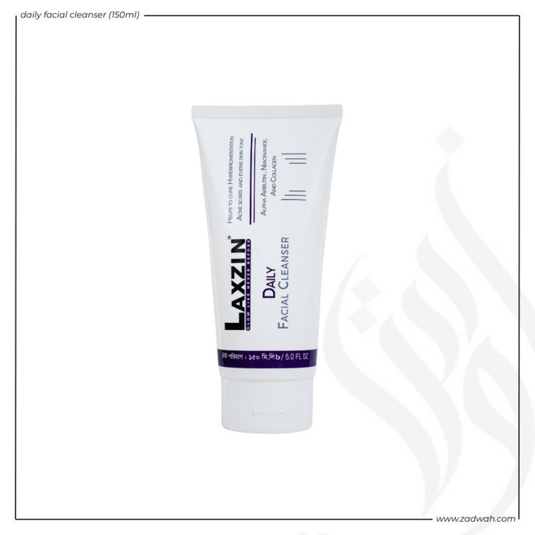 zadwah - laxzin - daily facial cleanser (150ml) - front n
