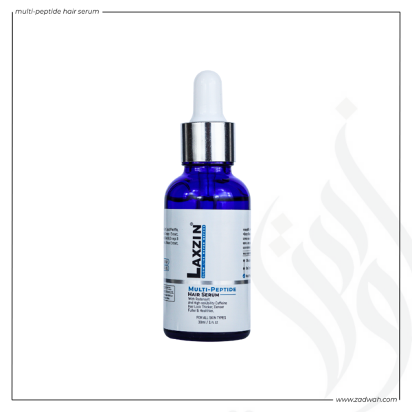 zadwah - laxzin - multi-peptide hair serum - bottle front n
