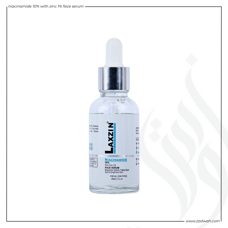 zadwah - laxzin - niacinamide 10% with zinc 1% face serum - bottle n