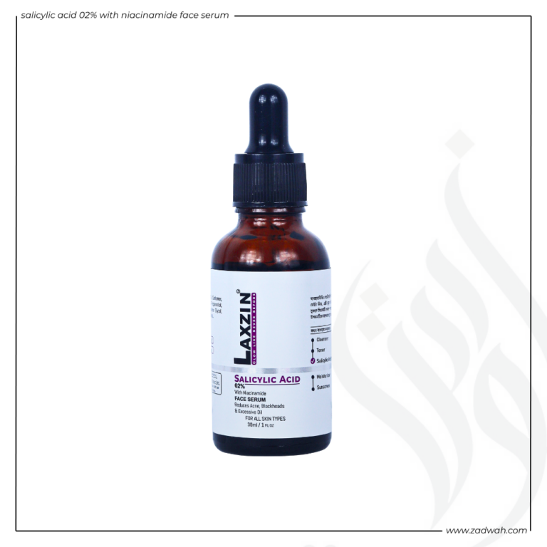 zadwah - laxzin - salicylic acid 02% with niacinamide face serum - bottle n
