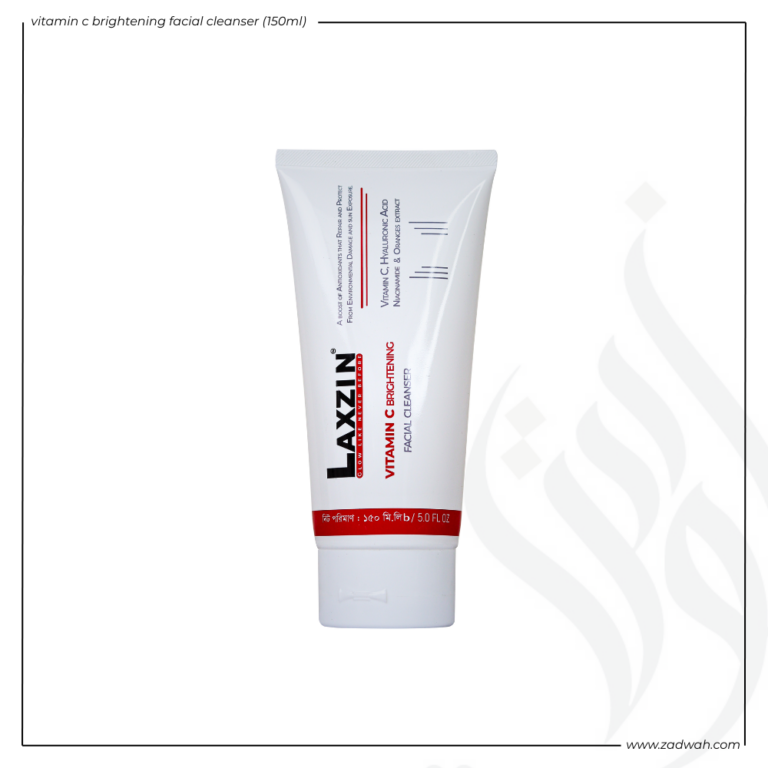 zadwah - laxzin - vitamin c brightening facial cleanser (150ml) - front n