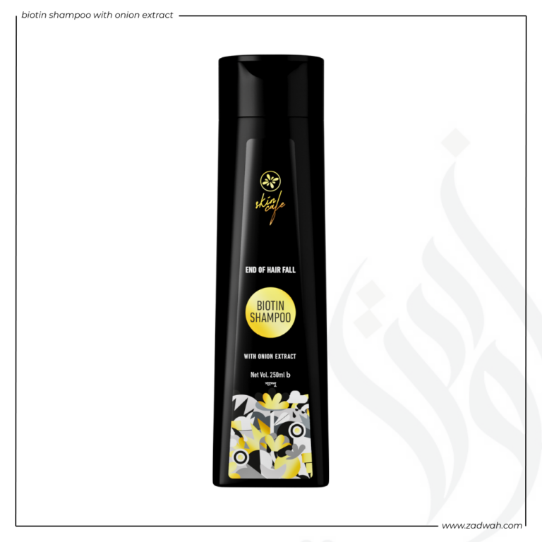 zadwah - skin cafe - biotin shampoo with onion extract - front n n