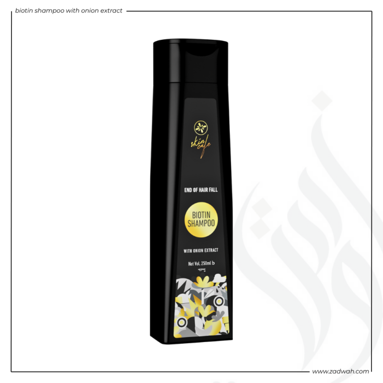 zadwah - skin cafe - biotin shampoo with onion extract - front side