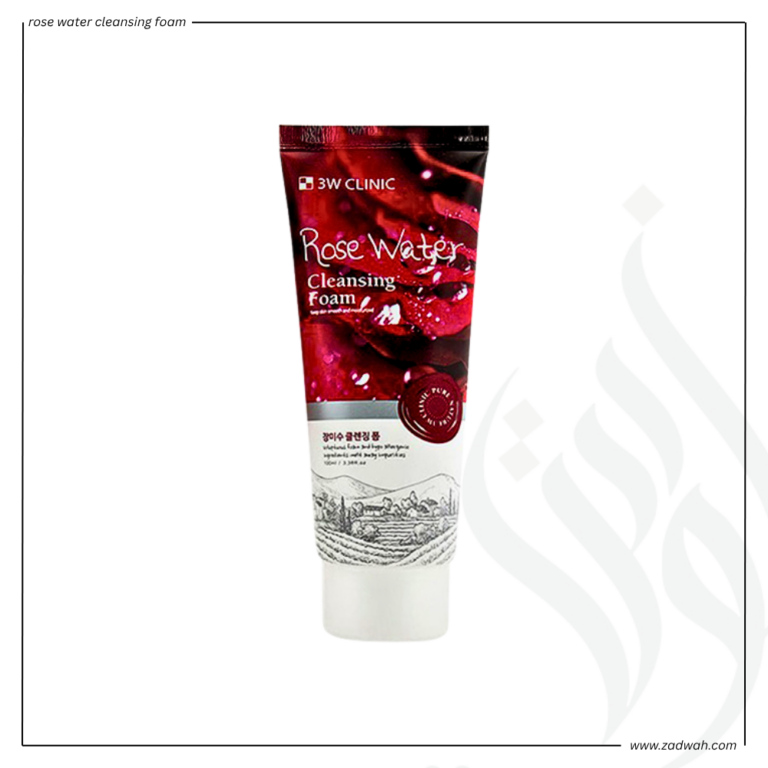 zadwah - 3w clinic - rose water cleansing foam - 100ml n