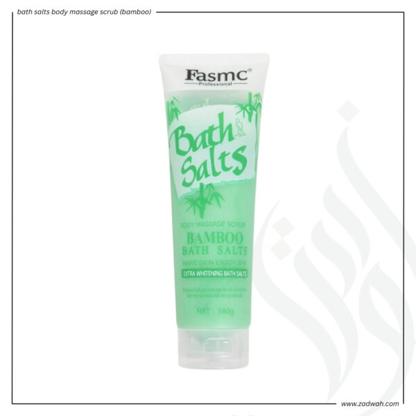 zadwah - fasmc - bath salts body massage scrub (bamboo) n
