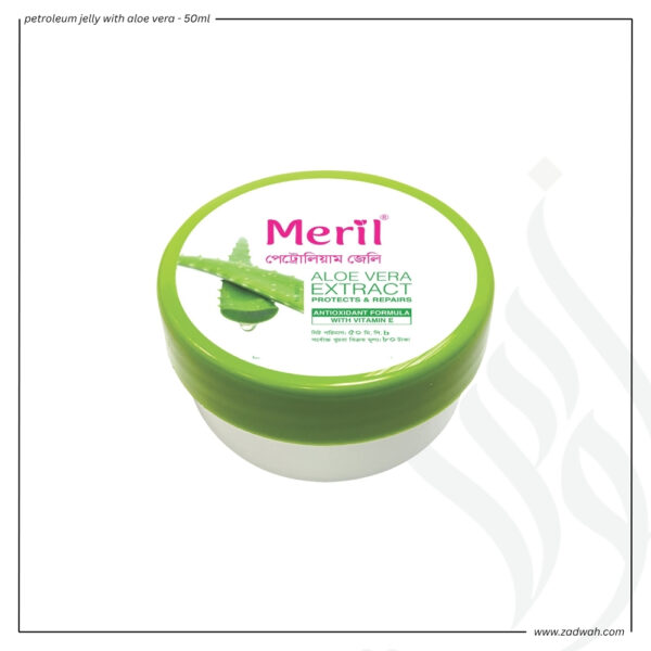 zadwah - meril - petroleum jelly with aloe vera - 50ml n