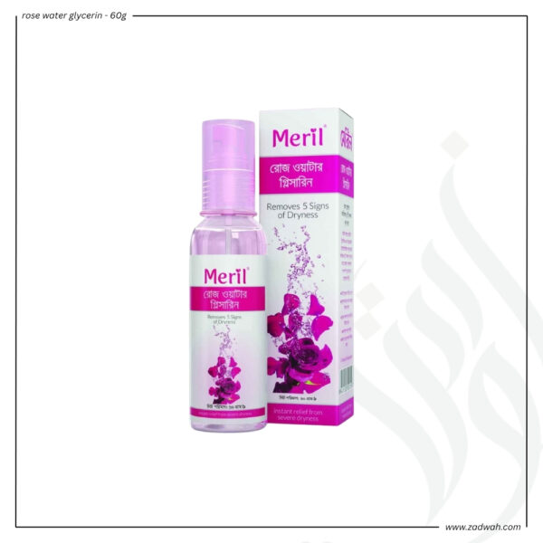 zadwah - meril - rose water glycerin - 60g n