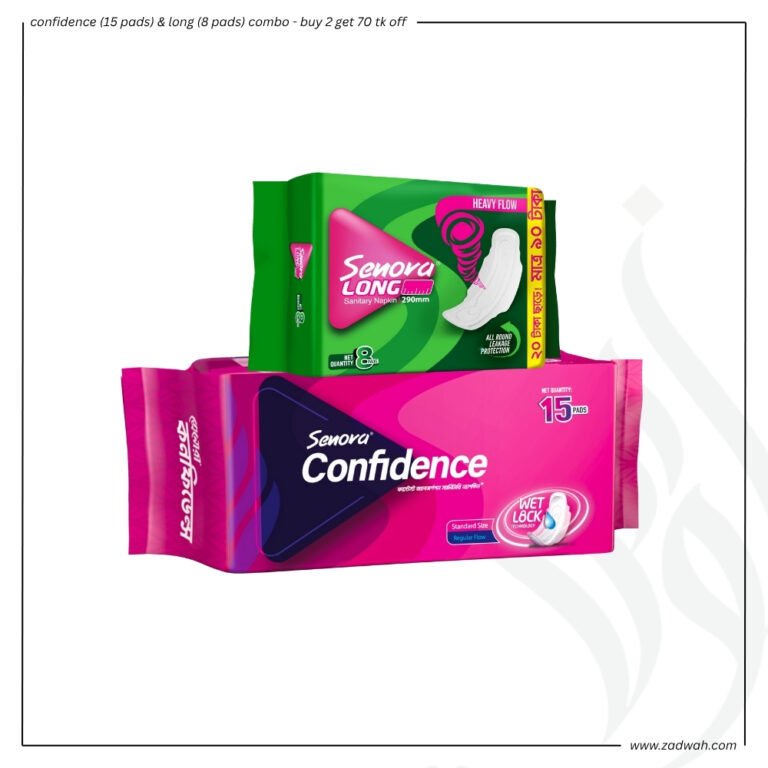 zadwah - senora - confidence (15 pads) & long (8 pads) combo - buy 2 get 70 tk off n