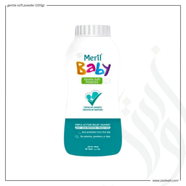 zadwah - meril baby - gentle soft powder (100g) n