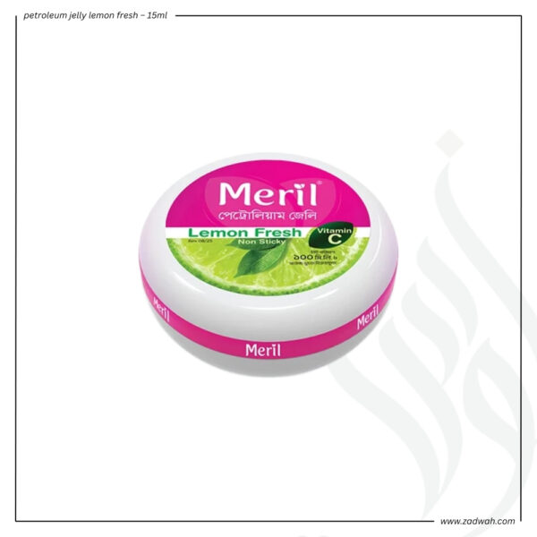 zadwah - meril - petroleum jelly lemon fresh – 15ml n