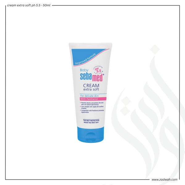 zadwah - seba med - cream extra soft ph 5.5 - 50ml n