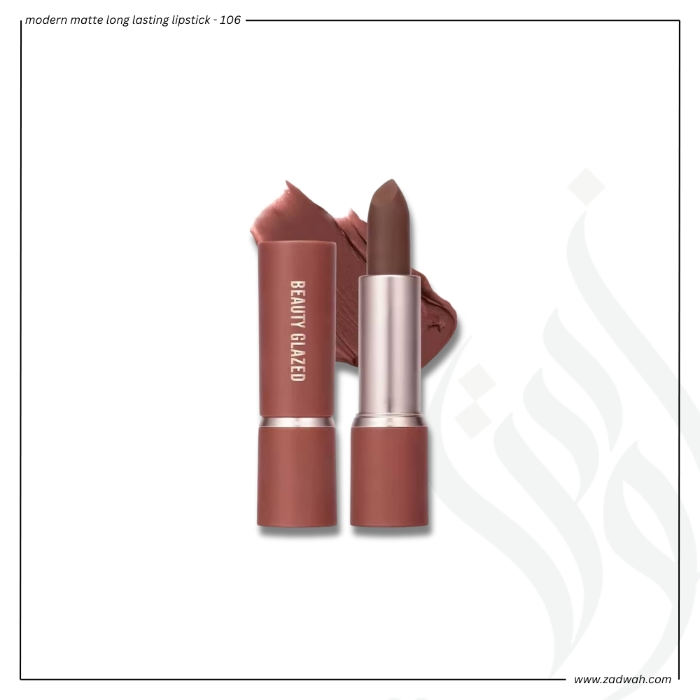 zadwah - beauty glazed - modern matte long lasting lipstick - 106n zadwah - beauty glazed - modern matte long lasting lipstick - 106n