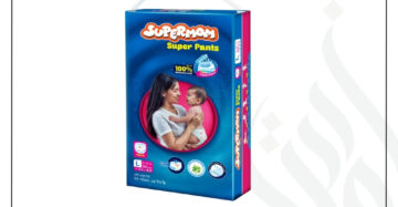 zadwah - supermom - baby diaper 34 pcs (8-15 kg) - L size saver packn