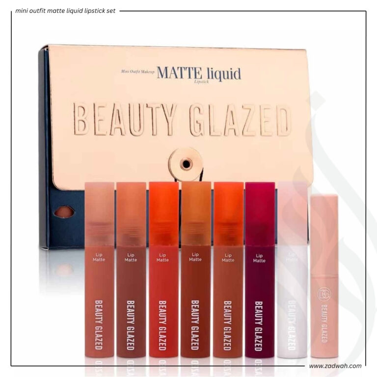 zadwah - beauty glazed - mini outfit matte liquid lipstick set - shade