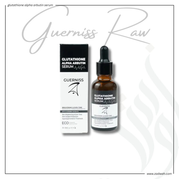 zadwah - guerniss raw - glutathione alpha arbutin serum