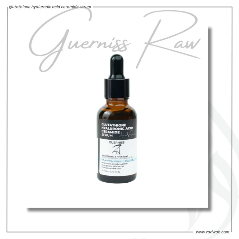 zadwah - guerniss raw - glutathione hyaluronic acid ceramide serum