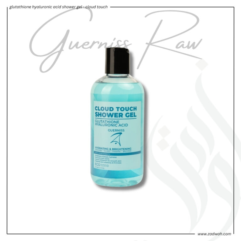 zadwah - guerniss raw - glutathione hyaluronic acid shower gel - cloud touch