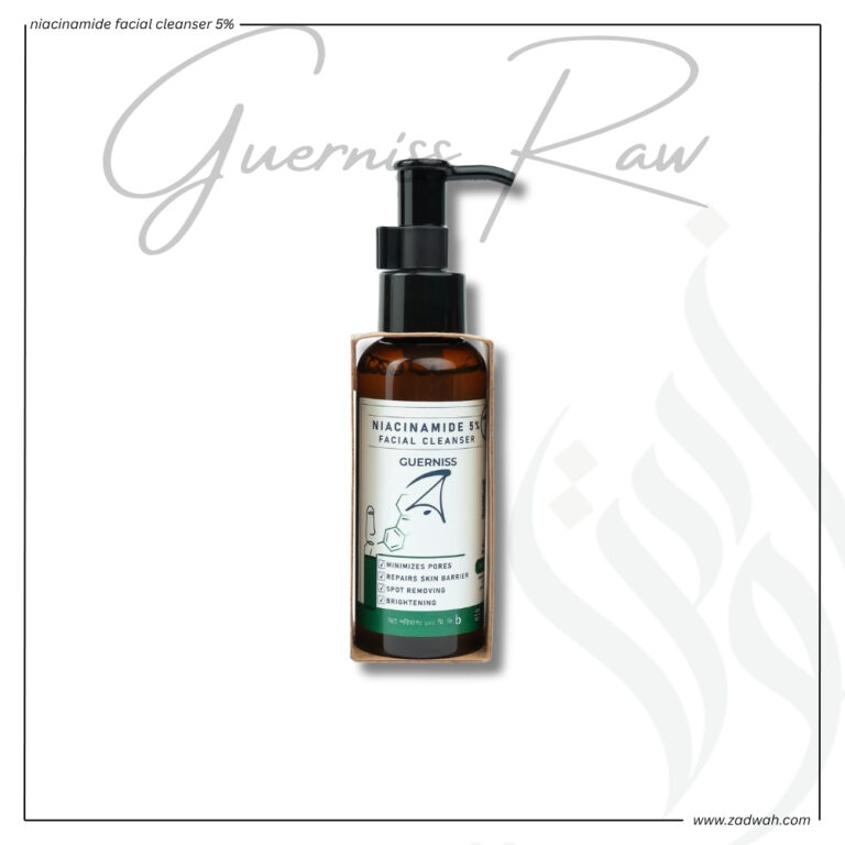 zadwah - guerniss raw - niacinamide facial cleanser 5%