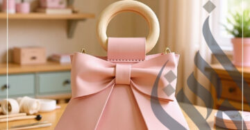 zadwah - premium imported bow shaped mini bag (pink)