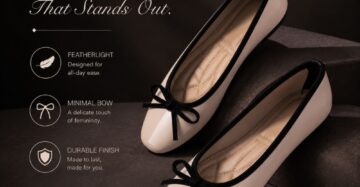 zadwah - nafeera - minimal bow shape covered shoe - white & black straps