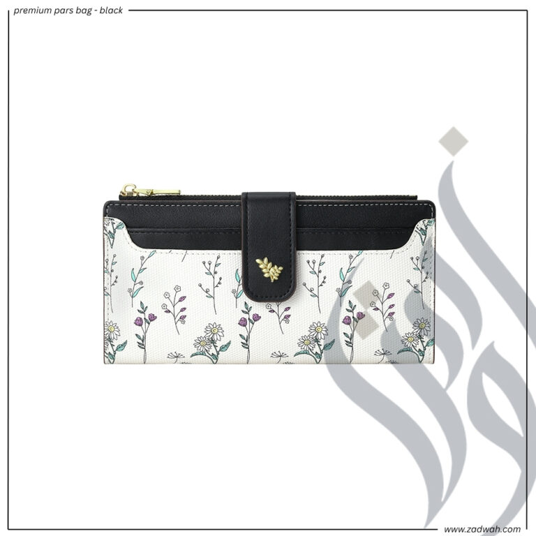zadwah - nafeera - premium pars bag - black