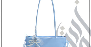 zadwah - stylish long shoulder bag - sky blue