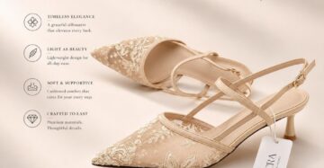 zadwah - nafeera - high pencil heel shoe - beige