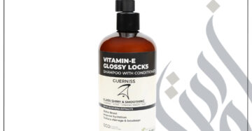 zadwah - guerniss raw - vitamin -e glossy locks shampoo with conditioner