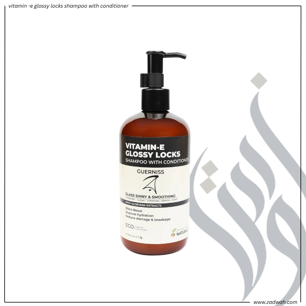 zadwah - guerniss raw - vitamin -e glossy locks shampoo with conditioner zadwah - guerniss raw - vitamin -e glossy locks shampoo with conditioner