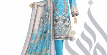 Zadwah - Soft Printed 3 Piece Set - A9