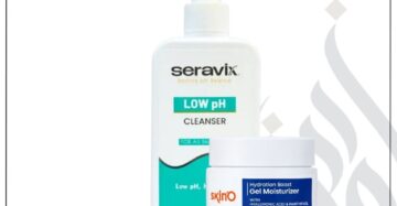 zadwah - seravix low pH cleanser(240ml) with free skino hydration boost moisturizer(50ml) - 290ml