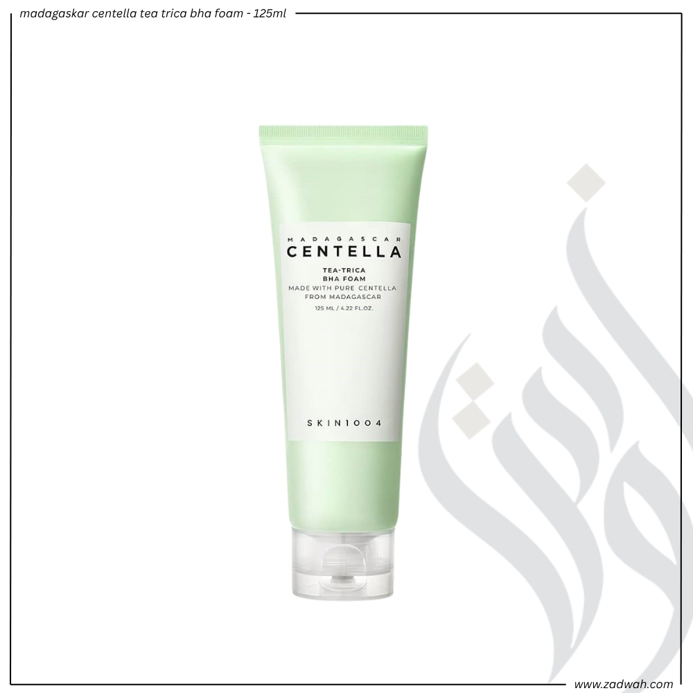 zadwah - skin1004 - madagaskar centella tea trica bha foam - 125ml zadwah - skin1004 - madagaskar centella tea trica bha foam - 125ml
